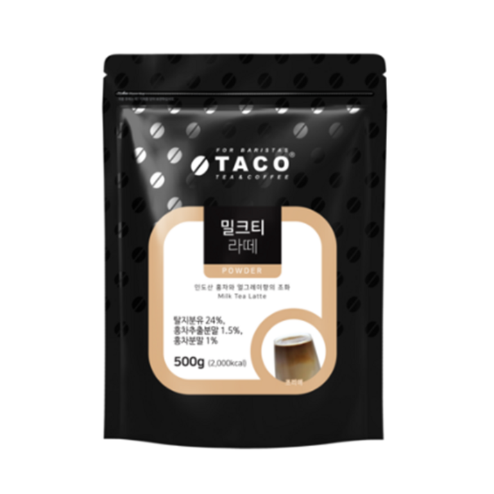  타코 밀크티 라떼, 500g, 1개입, 4개 