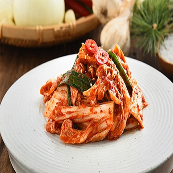 명동칼국수 마늘겉절이 땡초 갈릭김치 1kg 2kg, 명동칼국수 마늘겉절이2kg