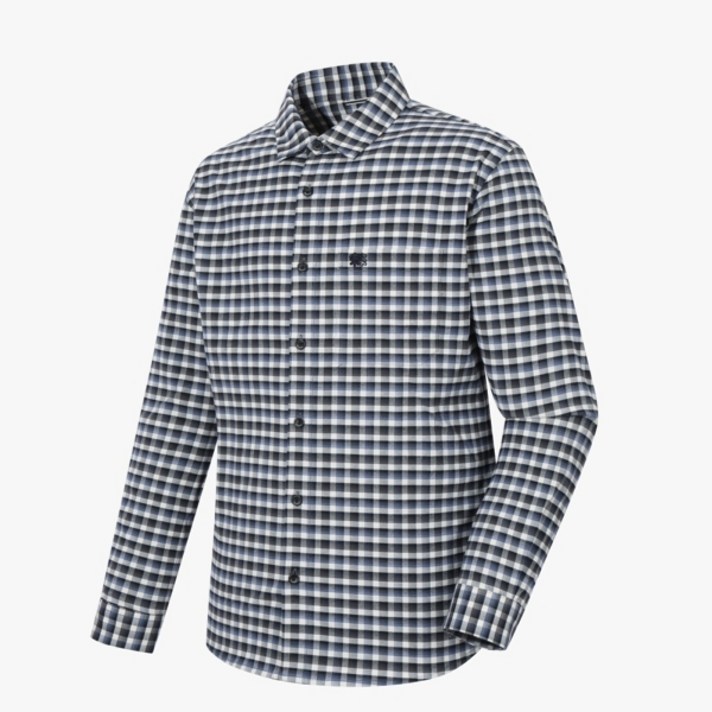 [코오롱스포츠] 남성 기본형 체크셔츠 TLSXA22401DNA