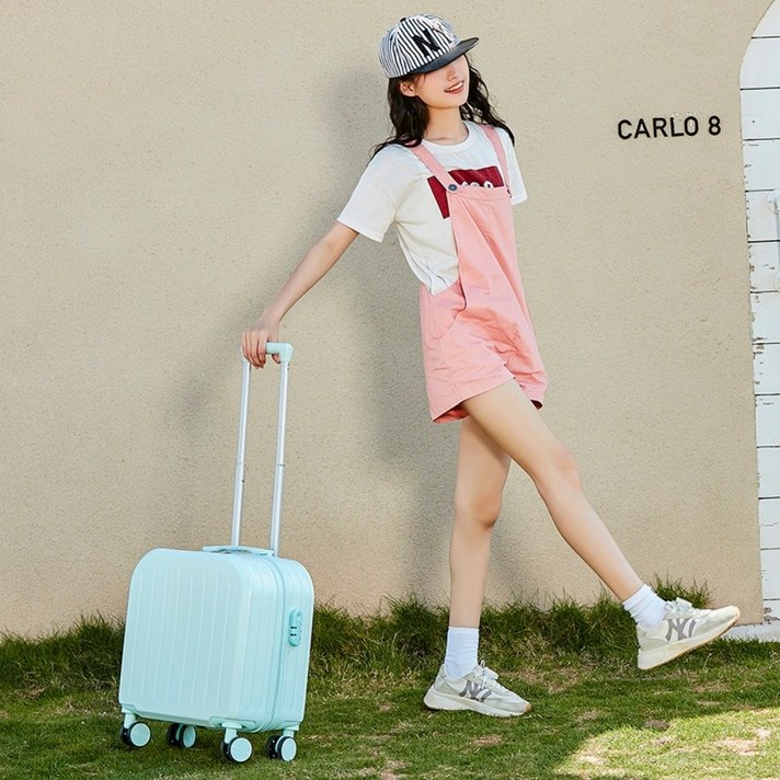 기내용캐리어 경량 여행용 미니 16인치 저소음 감성 여행가방 가벼운