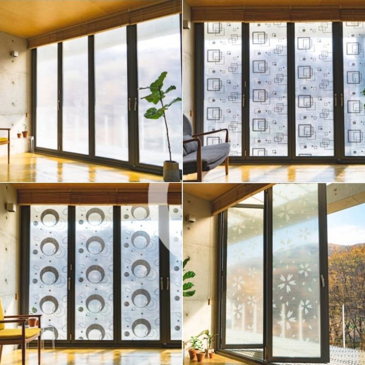 찐노마진몰 베란다 창문 무늬 뽁뽁이 단열에어캡, 꽃(핑크)