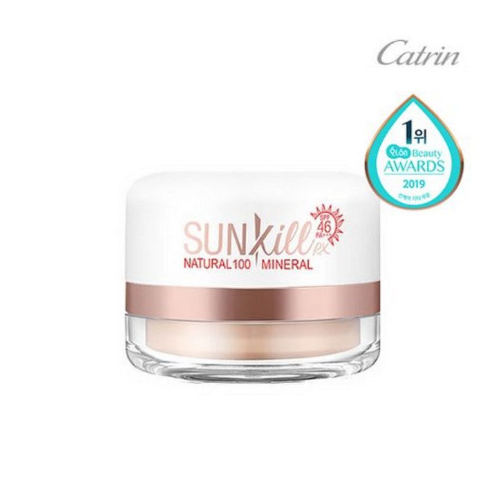 카트린 내추럴100 썬킬RX 미네랄 파우더 12g, 1개