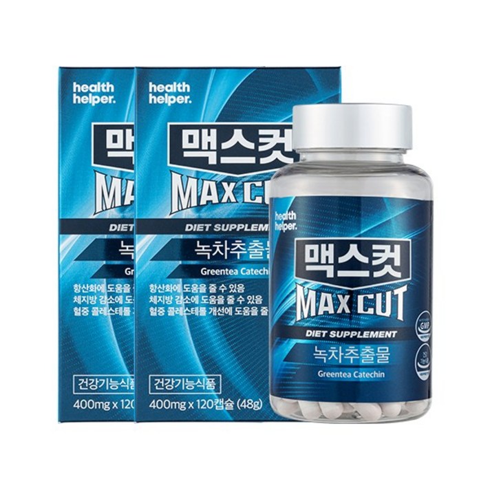 헬스헬퍼 맥스컷 다이어트 보조제, 120캡슐 2개, 2개