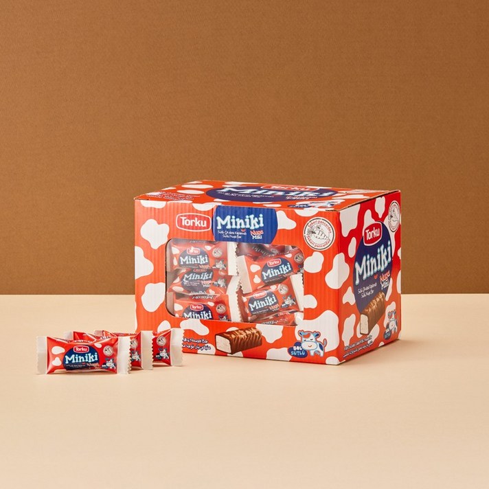  토르쿠 미니키 누가 미니 초콜릿 600g, 1박스 