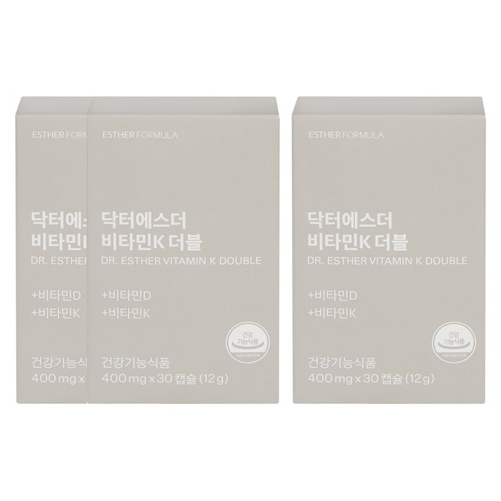 에스더포뮬러 닥터에스더 비타민K 더블 3박스(840g 90일분), 단품, 단품