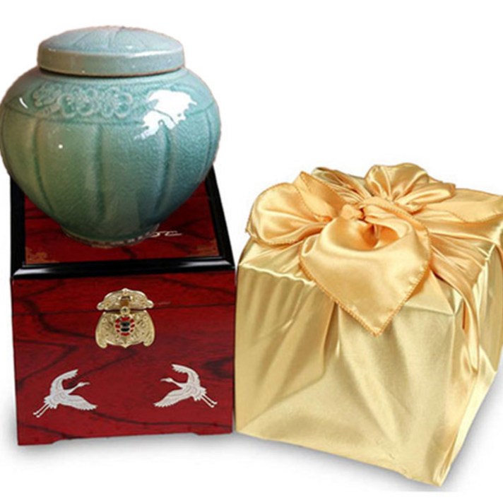 지리산벌꿀 청자 고가구1.2kg, 1개