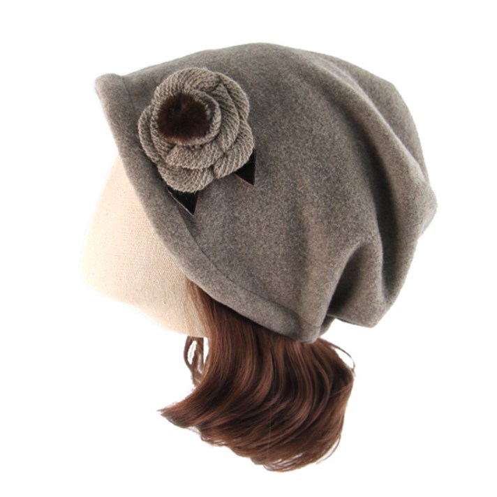 엄마짱 MDF 8355 아네모네 모직두건 엄마모자 생신선물 항암두건 항암모자