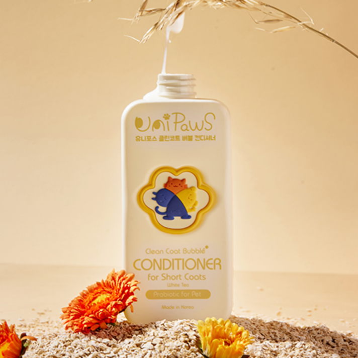 유니포스 클린코트 컨디셔너 반려동물 컨디셔너 for 단모, 숏 코트, 1개, 500ml 유니포스 클린코트 컨디셔너 반려동물 컨디셔너 for 단모, 숏 코트, 1개, 500ml
