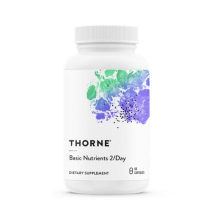Thorne Research 베이직 뉴트리언트 2/데이 베지테리안 캡슐, 60개입, 1개