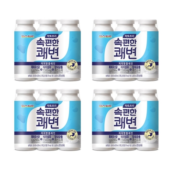 파스퇴르 속편한 쾌변 저지방 플레인 요구르트 150ml x 12개