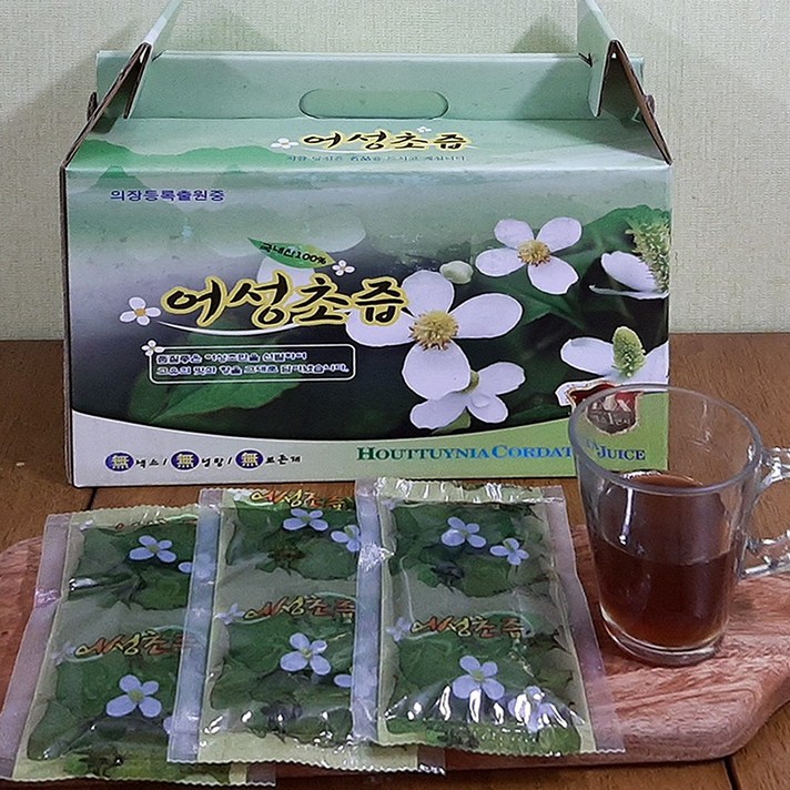  영진식품 어성초진액 농장직접재배 80ml * 60포 어성초즙 어성초액기스, 1개 