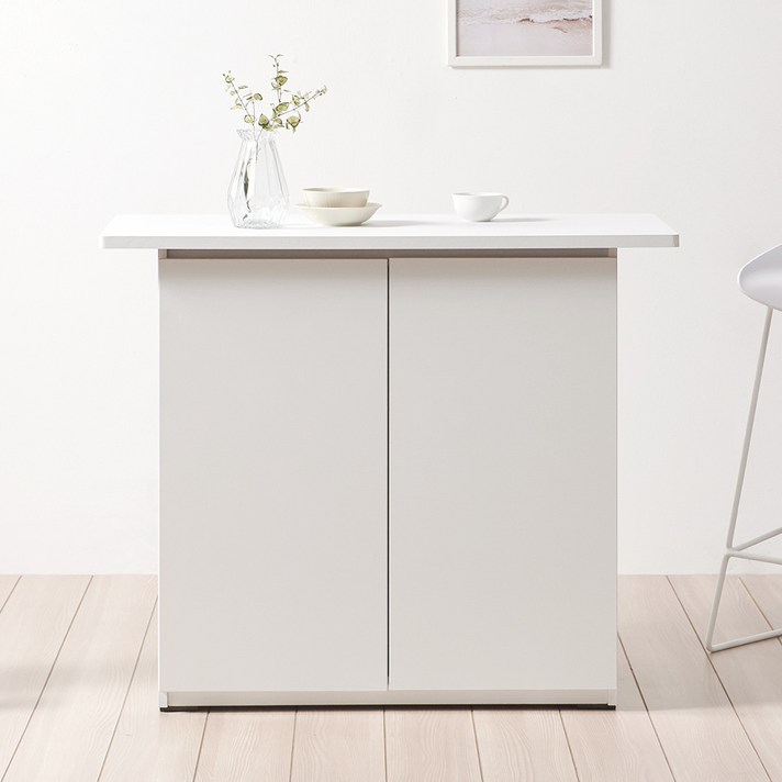 일송가구 아일랜드 식탁 홈바 테이블 주방 조리대 수납장