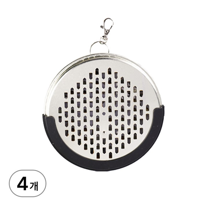 디심플 걸이형 캠핑 모기향 거치대 케이스 4개, 실버