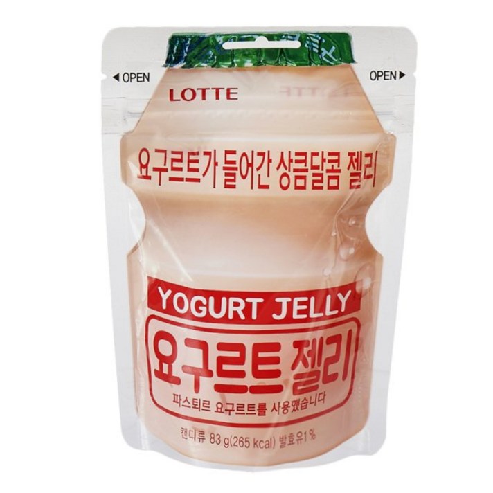 롯데 요구르트젤리 오리지널 83G, 옵션2 - 신선포장 (아이스박스포장)