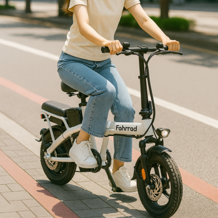 파라드 에쎈 Essen 전기자전거 국산 배터리 14인치 경량 미니 접이식