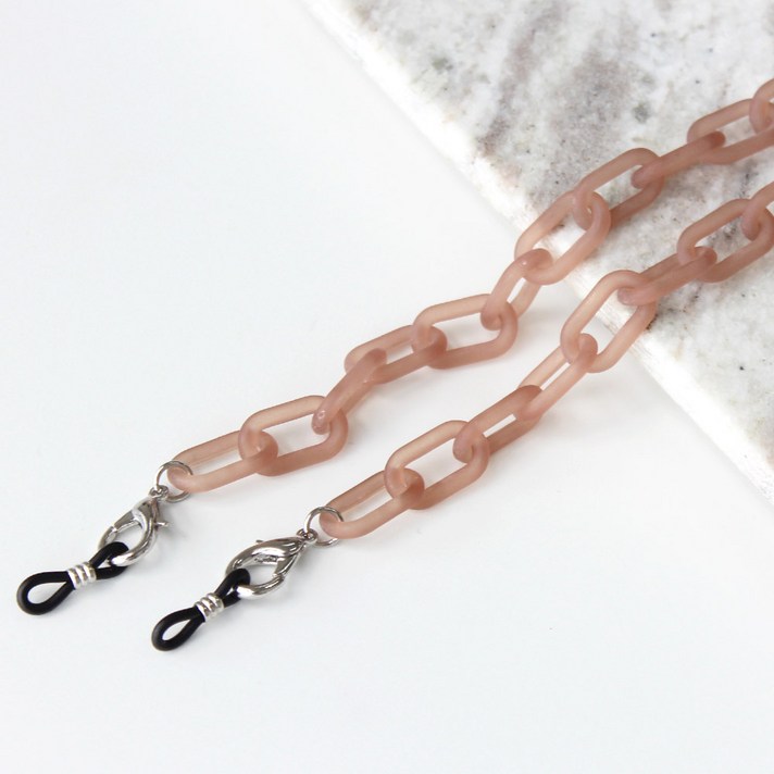 가을톤 무광 아세테이트 명품 안경줄 마스크 스트랩 목걸이