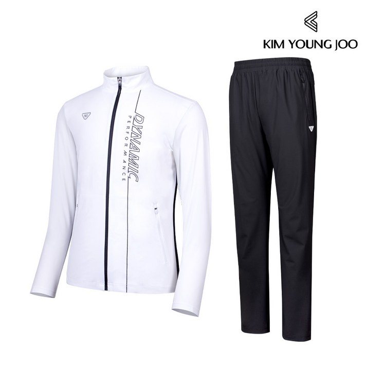 김영주 남성 밸런스 TR 트레이닝복 세트 / 나일론 트리코트 남자 봄 여름 운동복 츄리닝 저지 트레이닝복 골프웨어
