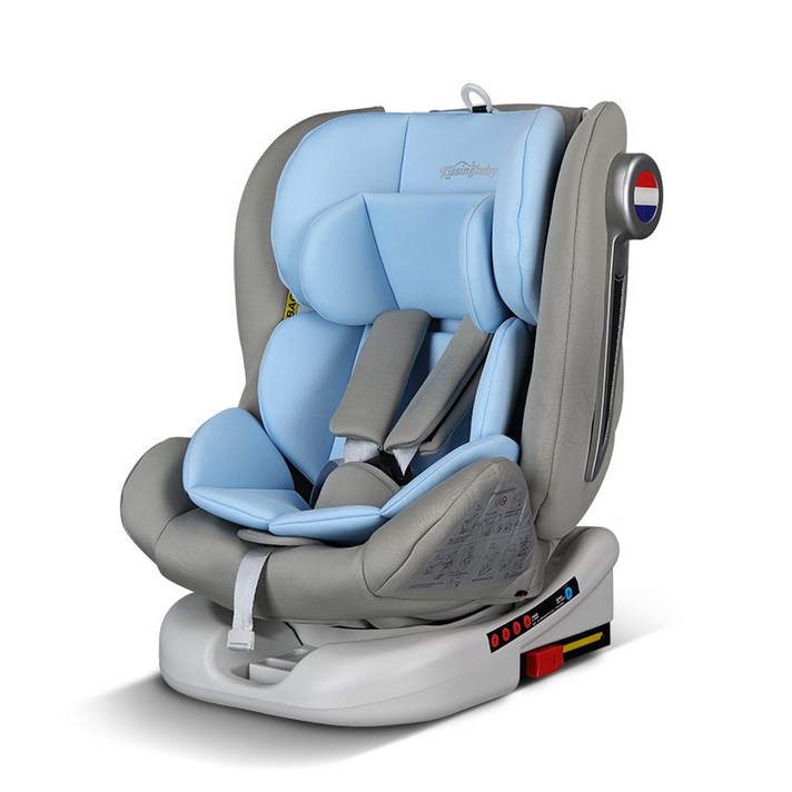 카시트 연인 어린이 안전 좌석 자동차 아기 좌석 0-12 세 리클라이닝 자동차 아기 좌석 ISOFIX, Butterfly Wing Blu