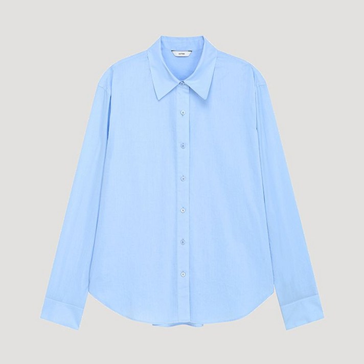 시스티나 코튼 베이직 솔리드 셔츠 AWWSTP21120 LL