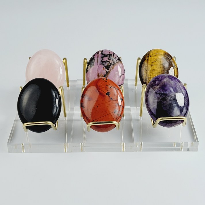 천연 원석 힐링 명상 집중력 스트레스해소의 반려돌 6종, 흑요석