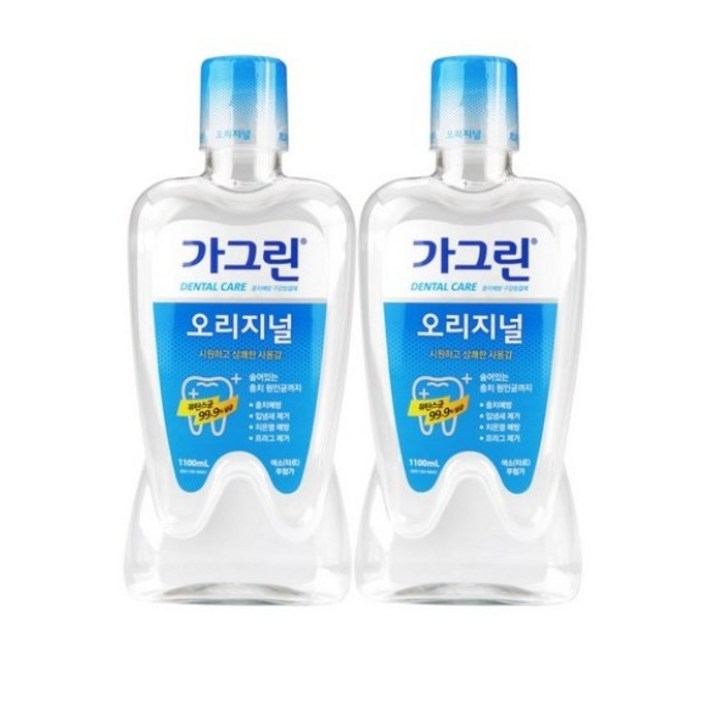 가그린 오리지널 구강청결제, 3개, 1100ml