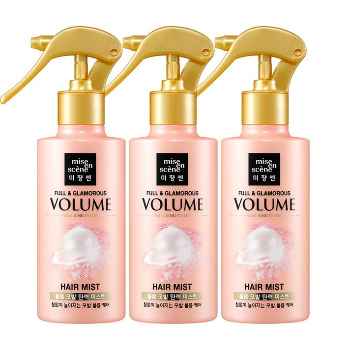미쟝센 펄 풀 앤 글래머러스 볼륨 미스트, 200ml, 3개