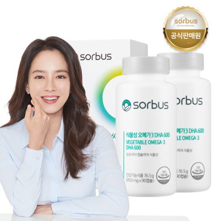 소버스 [소버스] 식물성 오메가3 DHA 600 (90캡슐) x 2병, 선택완료, 단품없음