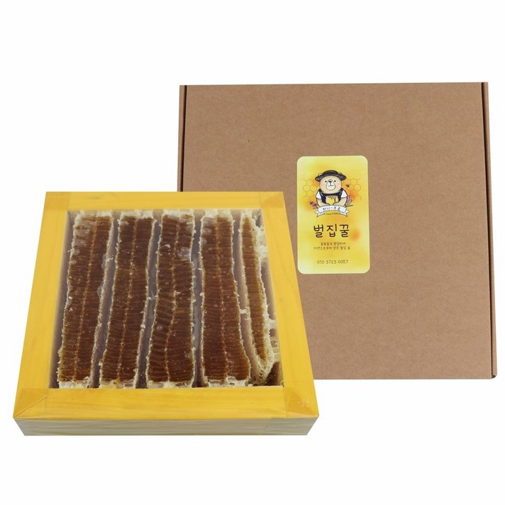 허니브로 벌집꿀 벌꿀집 1.8kg, 단품