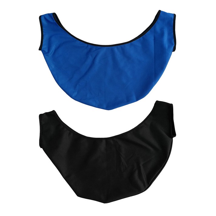 2Pcs 내구성 볼링 공 가방 See-saw 클리너 볼 폴리 셔 및 캐리어, 짧은 봉제, 블랙 블루