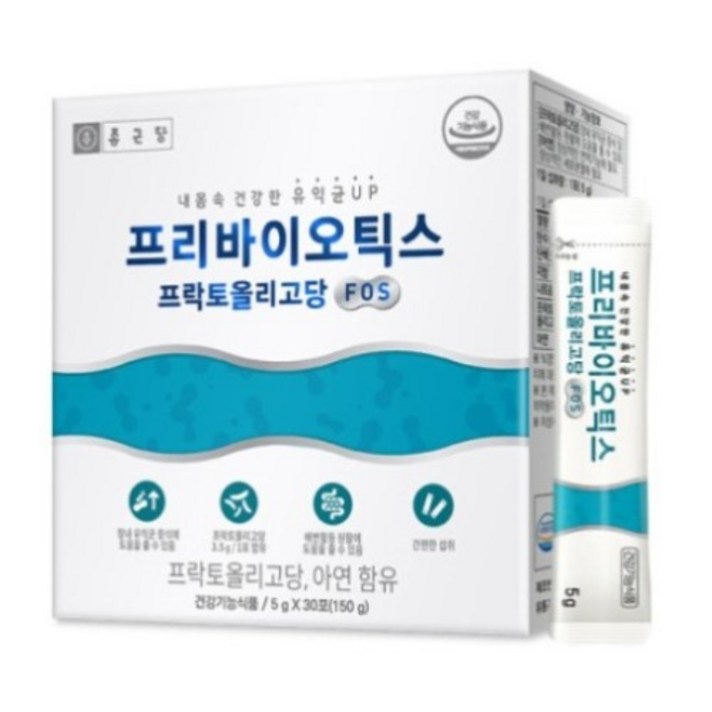 종근당 프리바이오틱스 프락토올리고당 5g x 30포