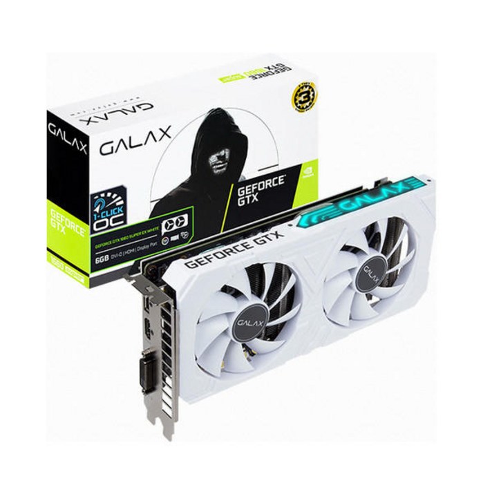 갤럭시 GALAX 지포스 GTX 1660 SUPER EX OC D6 6GB 그래픽카드 WHITE