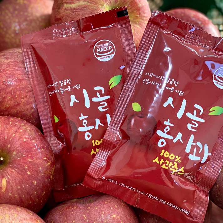 
                                                        시골홍사과 사과즙 120ml x 50팩, 50개
                                                    