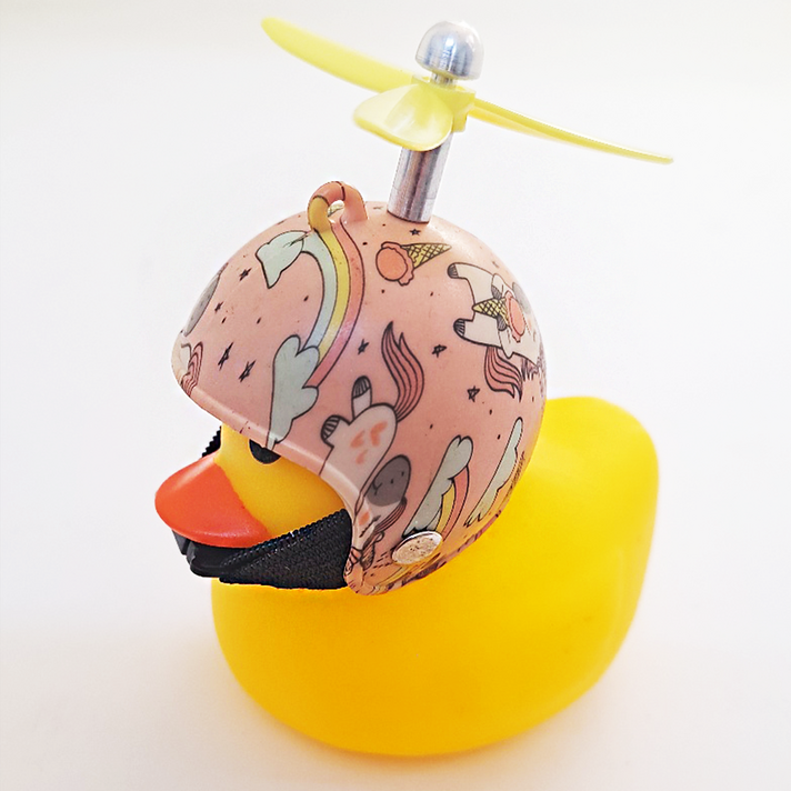 러버덕 풀세트 39종 오리벨 후미등 바이크 자전거 오토바이후미등 헬멧 프로펠러 어린이집 유치원 생일답례품, 37.유니콘덕