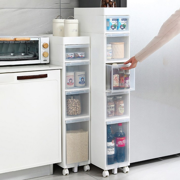  노틈 틈새수납장220, 5단(가로22cm), 1개 