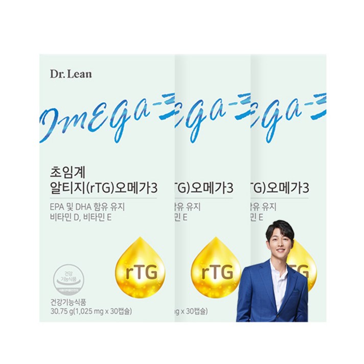 닥터린 초임계 알티지(rTG) 3박스 (3개월분) (비타민D 비타민E 함유), 3, 상세 설명 참조