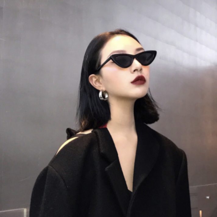 유럽 레트로감성 뽀족 선글라스 젠틀몬스터 삼각형 선글라스