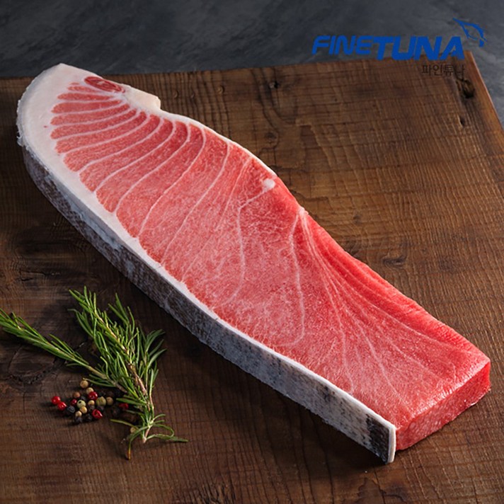  [파인튜나] 신선참치회 참다랑어뱃살 1Kg (혈압육제거), 1개 