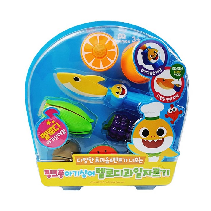 핑크퐁 멜로디 과일자르기 아기상어 배터리 교체 요망, 1개