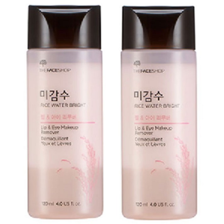 더페이스샵 미감수 브라이트 립앤아이 리무버 2개세트, 120ml, 2개