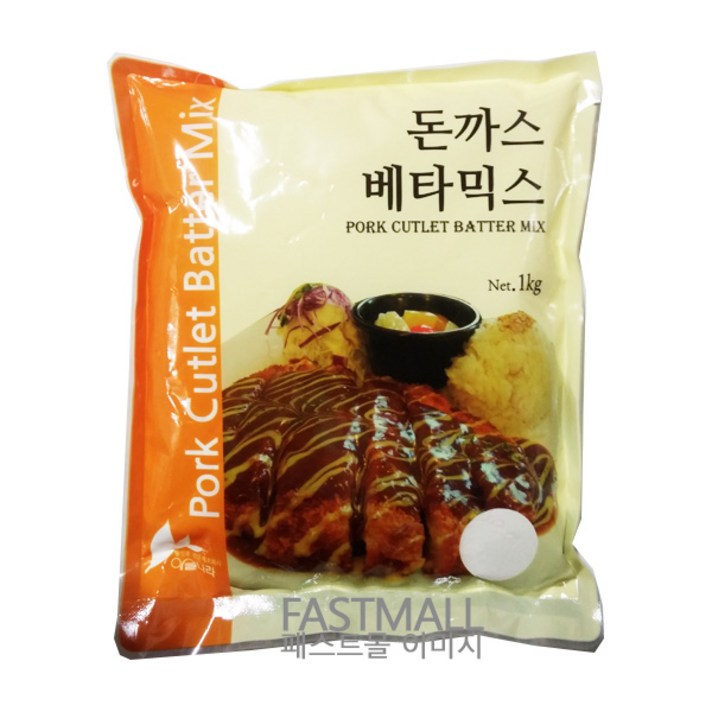 이슬나라 돈까스 베타믹스 1kg, 1개, 튀김가루