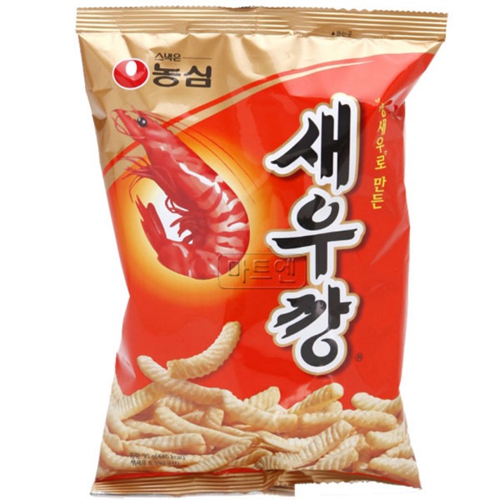 농심 새우깡, 90g, 10개
