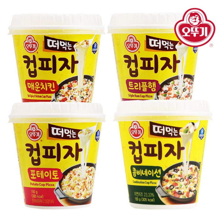 떠먹는 컵피자 간식 간편식 6개입, 05_(오뚜기) 컵피자 콤비네이션x3+포테이토x3