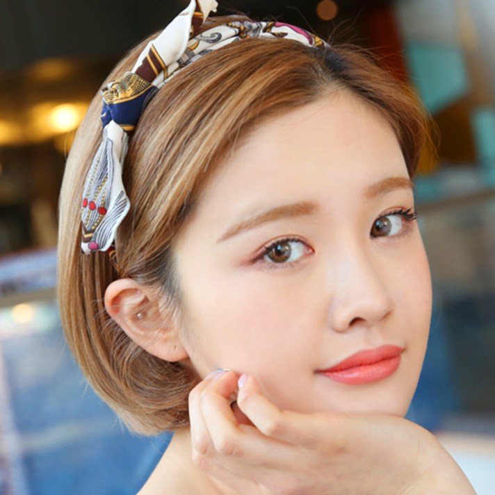 미스21 스카프 헤어밴드 머리띠 여성 여자 성인 예쁜 해어밴드 hairband