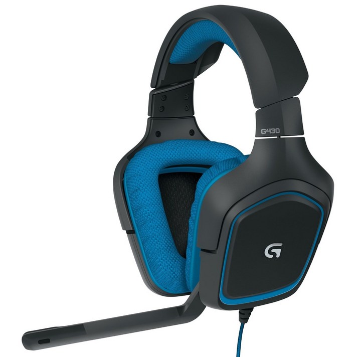 로지텍 G430 서라운드 사운드 7.1채널 게이밍 헤드셋 A-00061, 혼합 색상