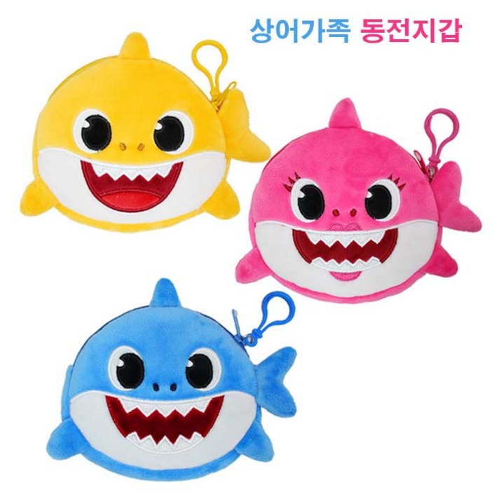 핑크퐁 상어가족 동전지갑 WP-B60