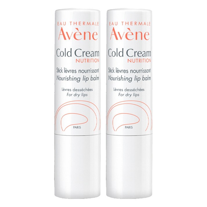 아벤느 콜드크림 너리싱 립밤, 단일색상, 4g, 2개