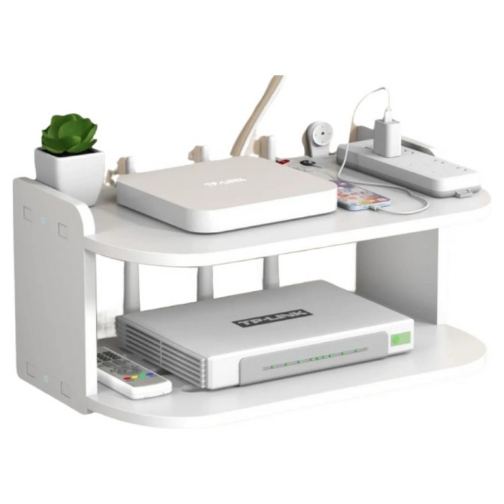 벽걸이 TV 셋탑 박스 모뎀 거치대