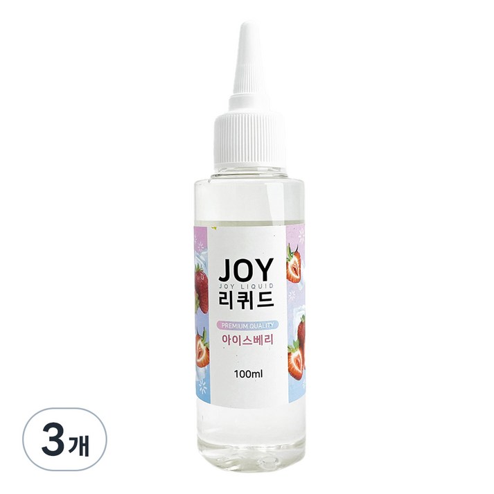 아로마조이 조이리퀴드 슬라임 향료 100ml, 3개, 아이스베리