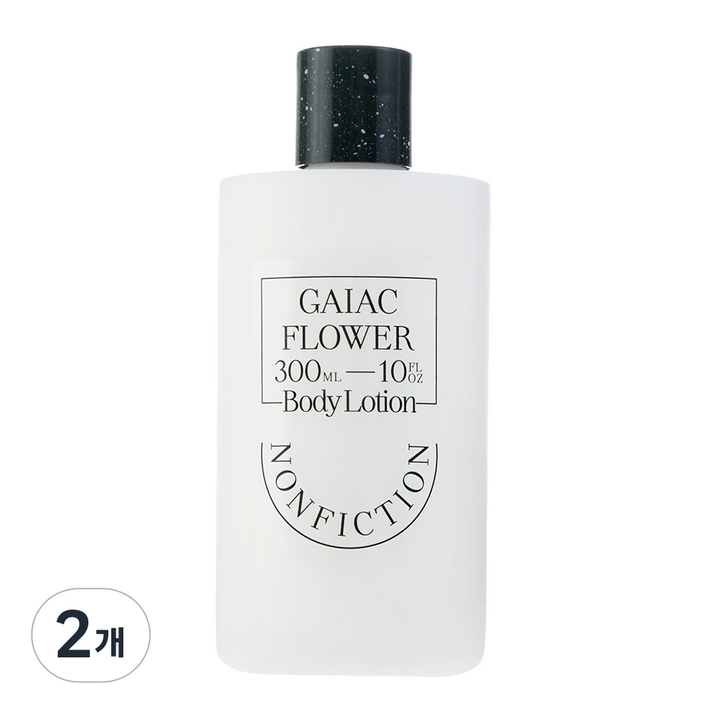 논픽션 가이악플라워 바디로션, 2개, 300ml