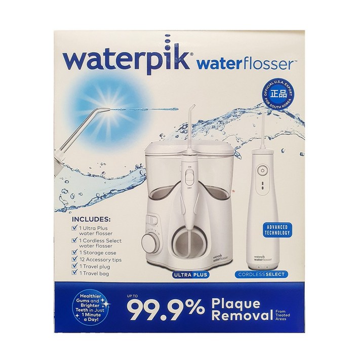 워터픽 뉴콤보팩 울트라 플러스, 코드레스 셀렉트 구강세정기 세트